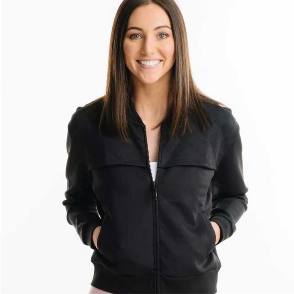 ZYIA Active Primo ventilated mesh zip up jacket *black*